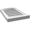 Ekena Millwork Arch Top Surface Mount PVC Gable Vent w/ 2"W x 2"P Brickmould Sill Frame, 14"W x 20"H GVPAR14X2003SN - alternate 2